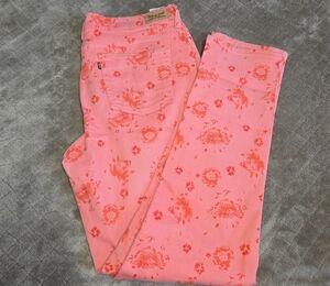 Levi's Coral Floral Slim Jeans